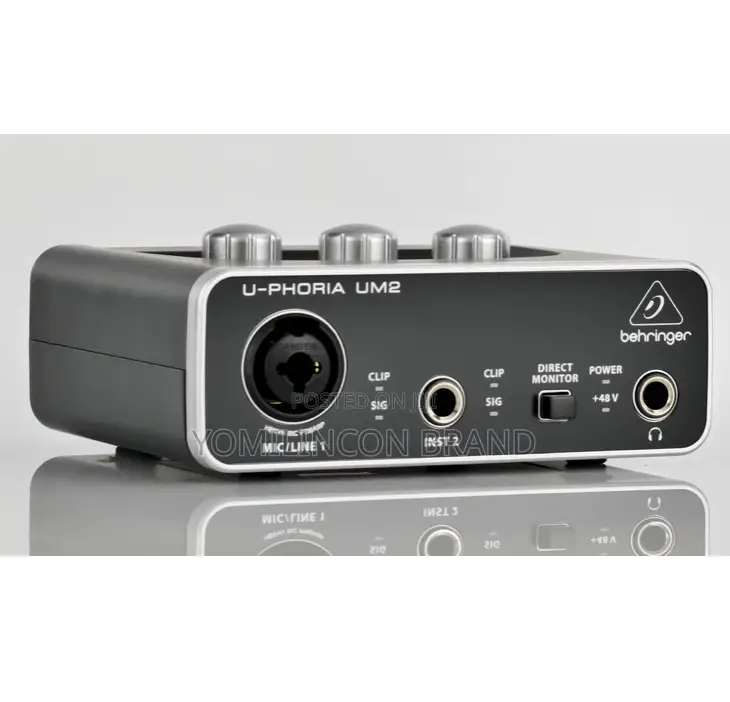 Behringer U-Phoria Um2 Audiophile 2x2 Usb Audio Interface