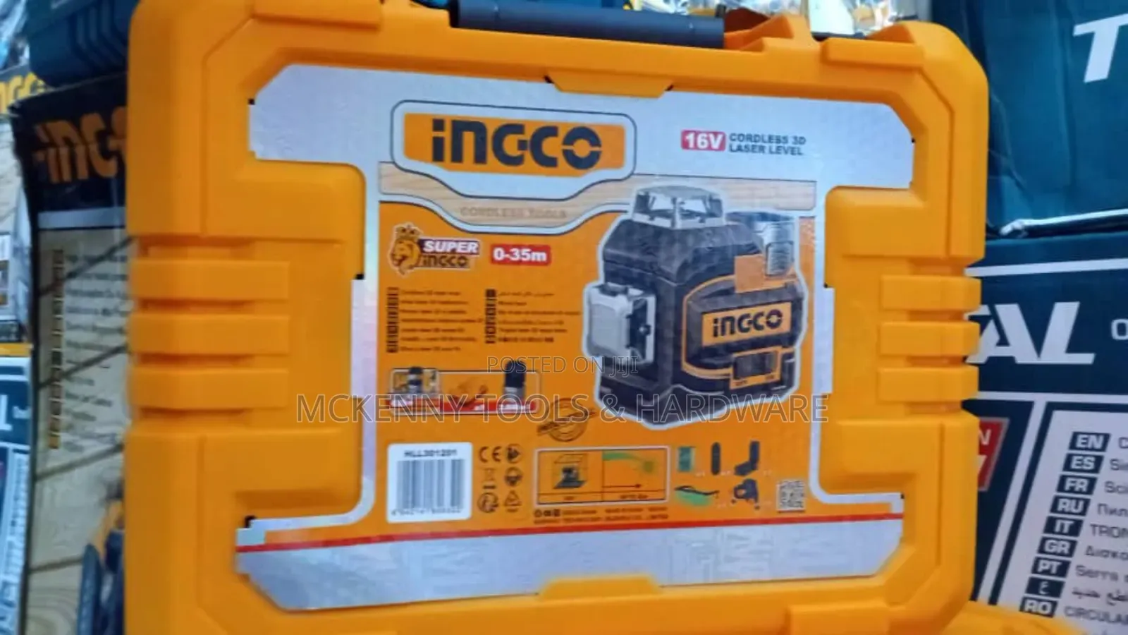 Ingco Hll301201 Cordless 3d Laser Level. This