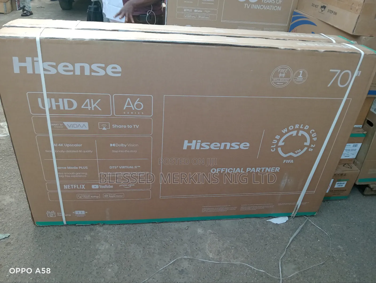 Hisense 70" Uhd Television 70a6q