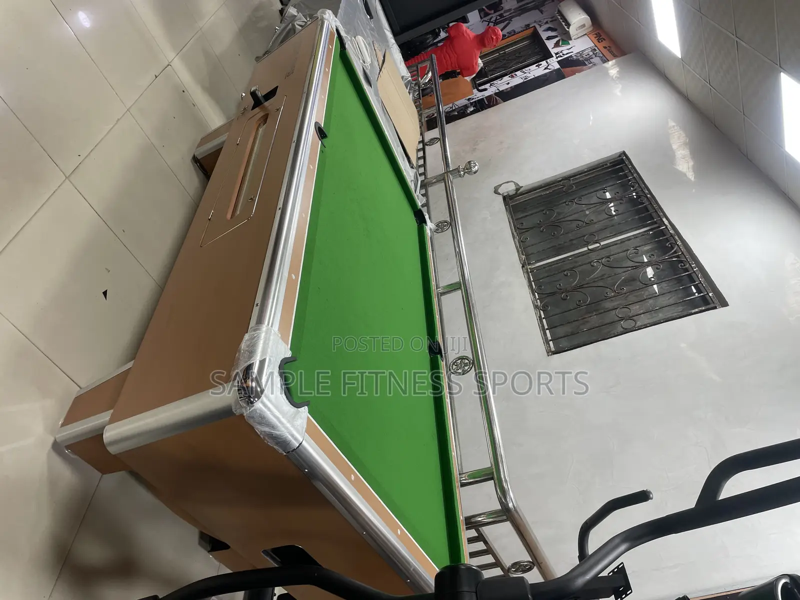 Marble Top and Coin Operated American Fitness Snooker Board