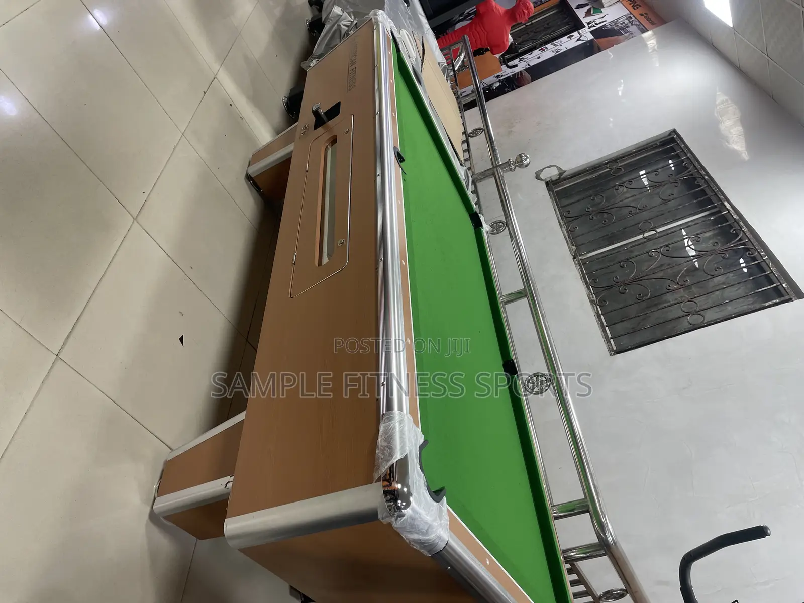 Marble Top and Coin Operated American Fitness Snooker Board