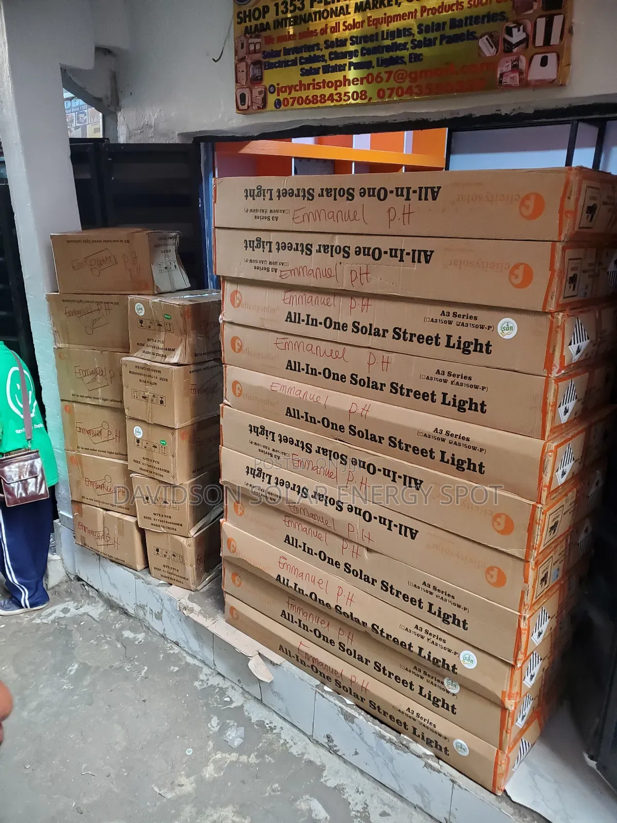 150watt A3 All in One Felicity Solar Street Light