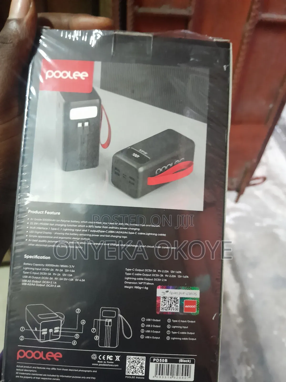 Polee Power Bank 50,000mah