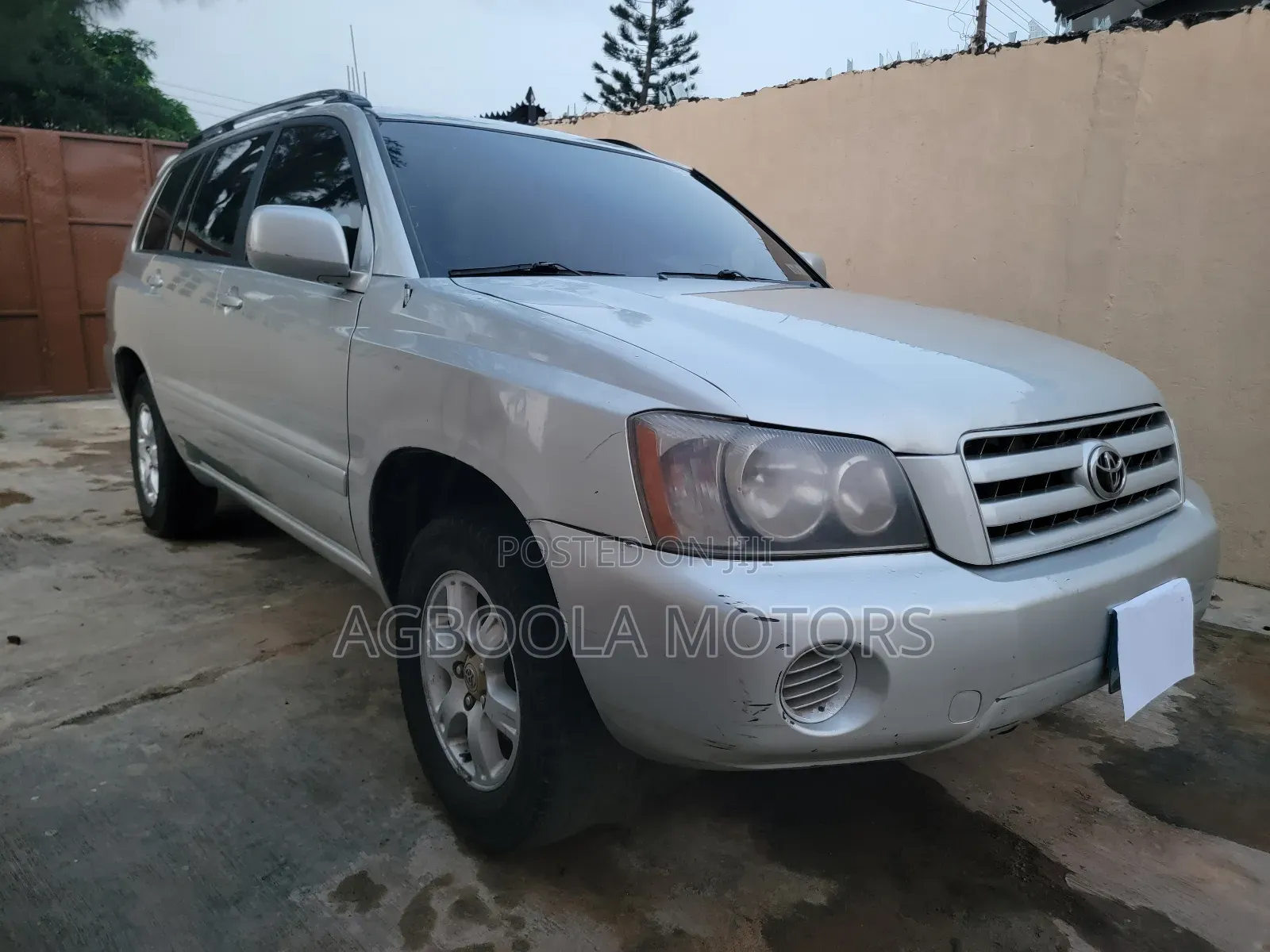 Toyota Highlander V6 FWD 2003 Silver