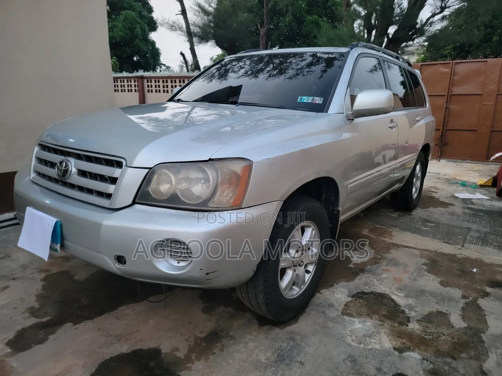 Toyota Highlander V6 FWD 2003 Silver