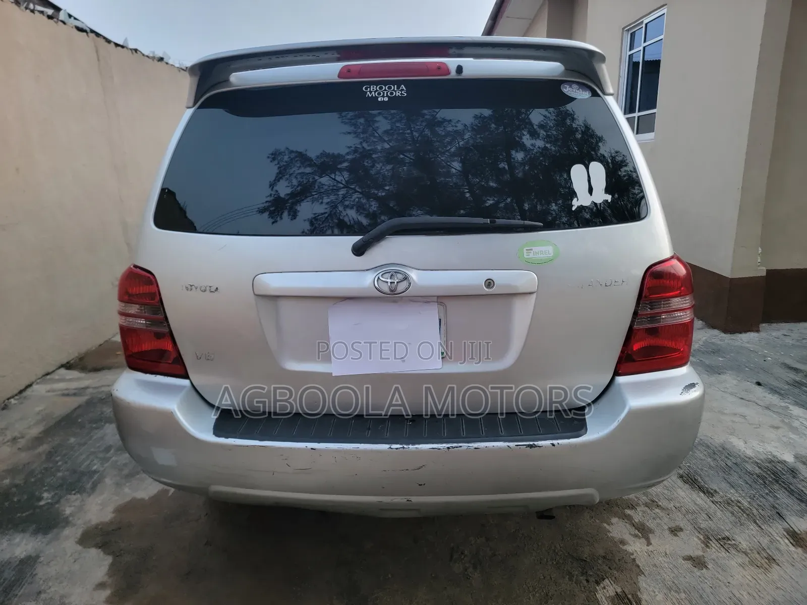 Toyota Highlander V6 FWD 2003 Silver