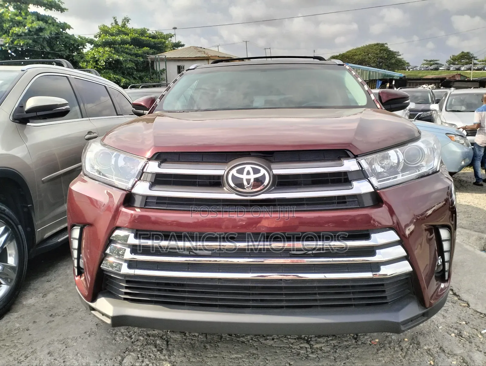 Toyota Highlander Limited Platinum V6 4x4 (3.5L 6cyl 6A) 2016 Burgundy
