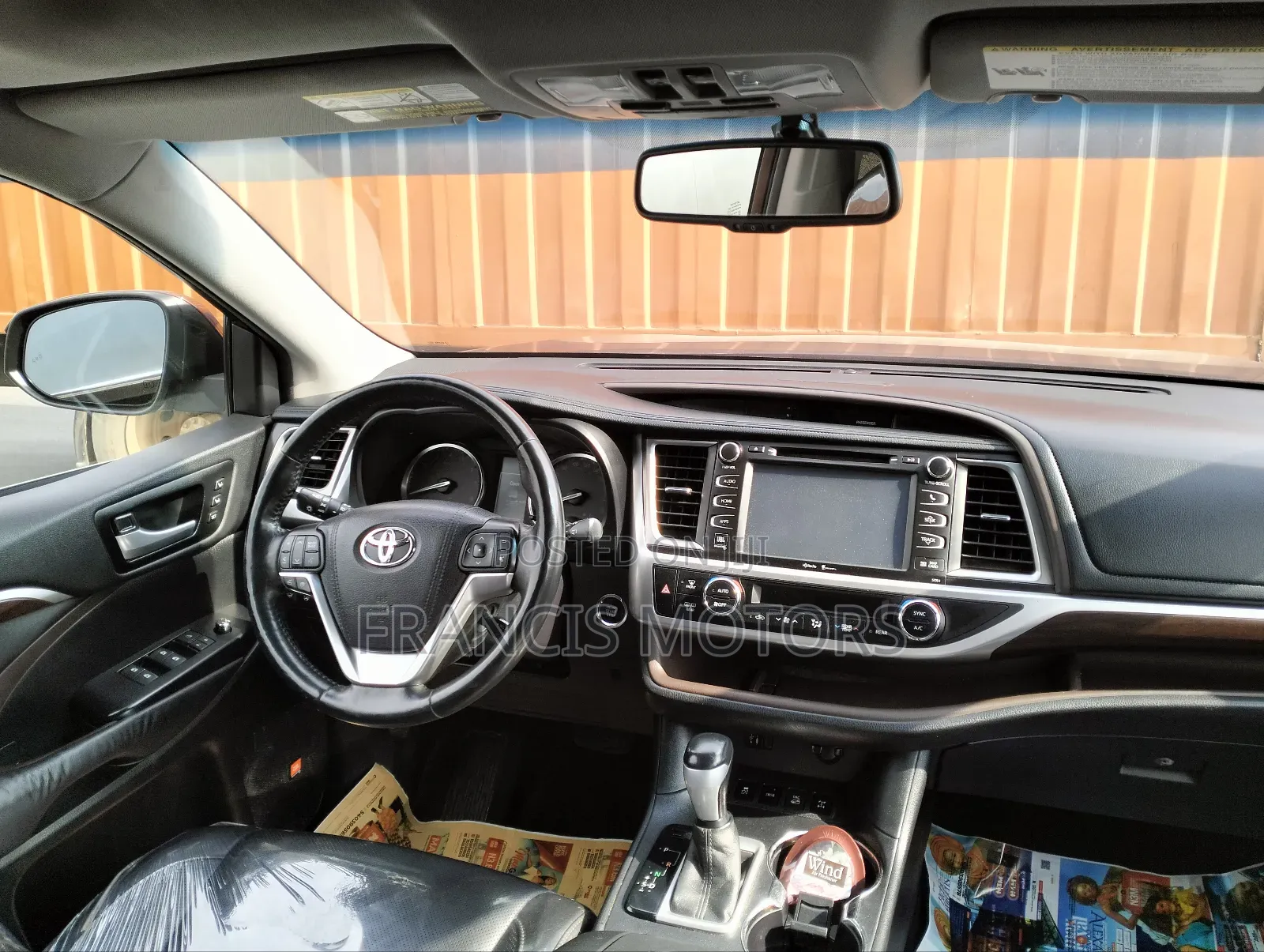 Toyota Highlander Limited Platinum V6 4x4 (3.5L 6cyl 6A) 2016 Burgundy