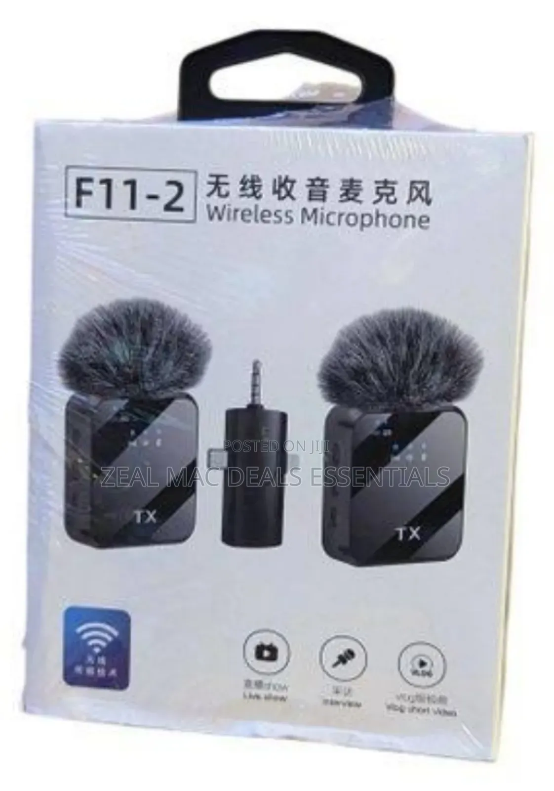 F11-2. 3in1 Wireless Microphone