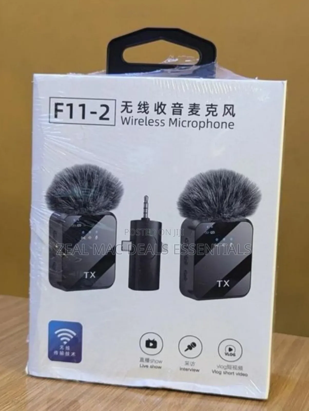 F11-2. 3in1 Wireless Microphone