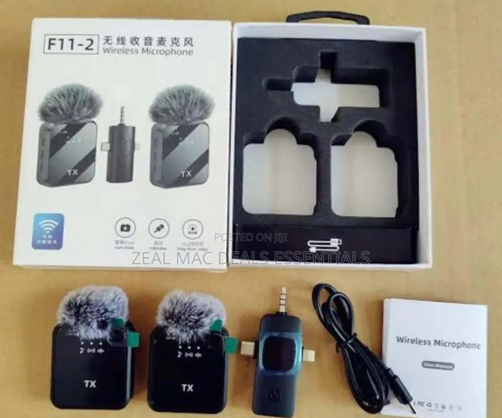 F11-2. 3in1 Wireless Microphone