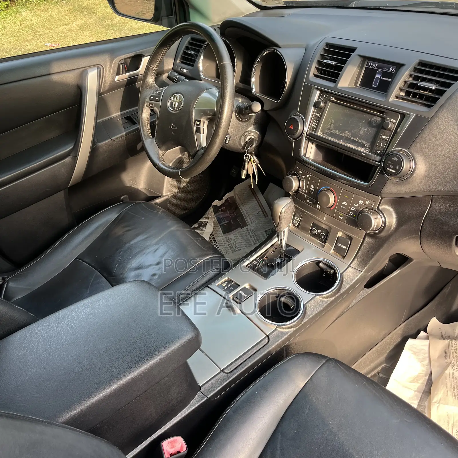 Toyota Highlander 3.5L 4WD 2013 Black