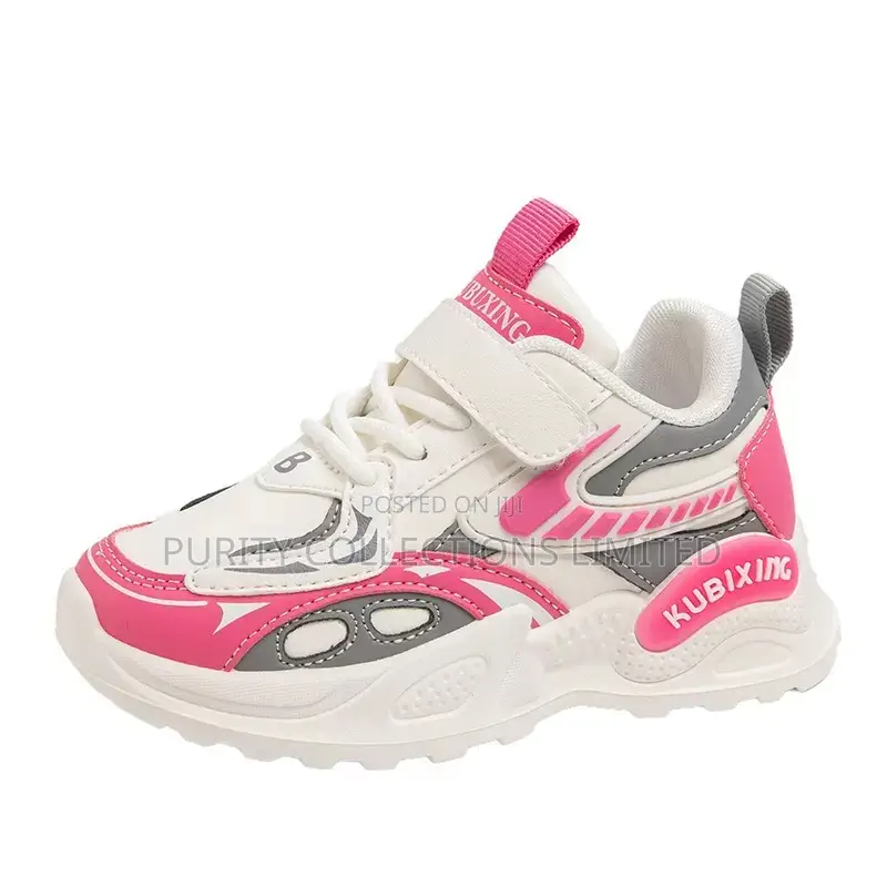 White and Pink Bay Girl Shoe