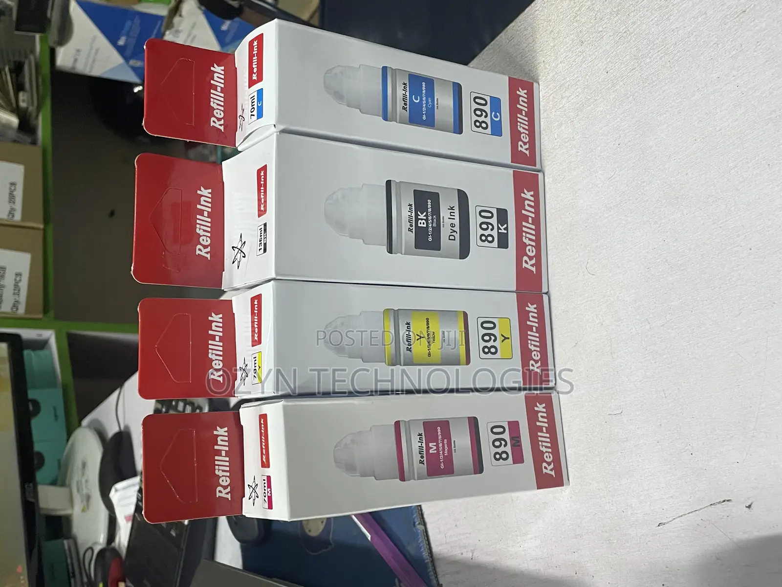 Canon Compatible 4 Colour Refill Ink for G Series Printers