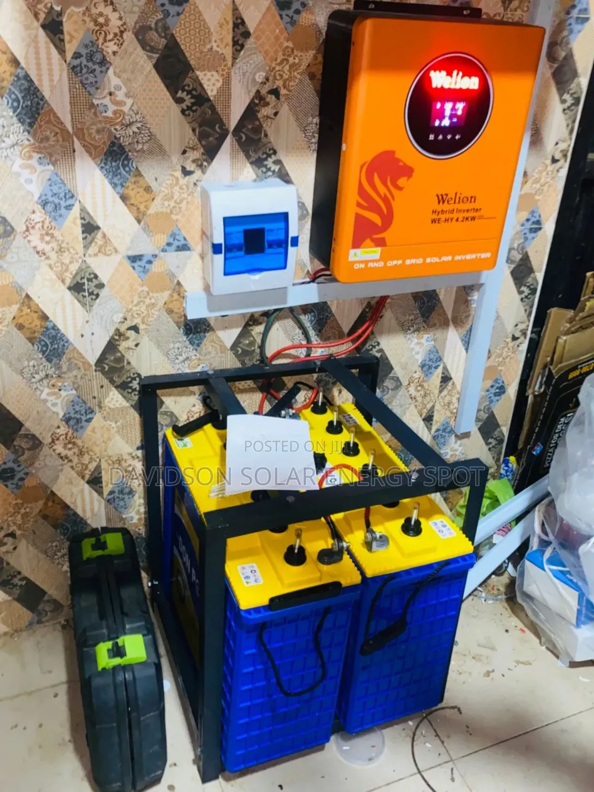 24 Volt System Installed With 240arh Battery With 4.2 Kva Inverter