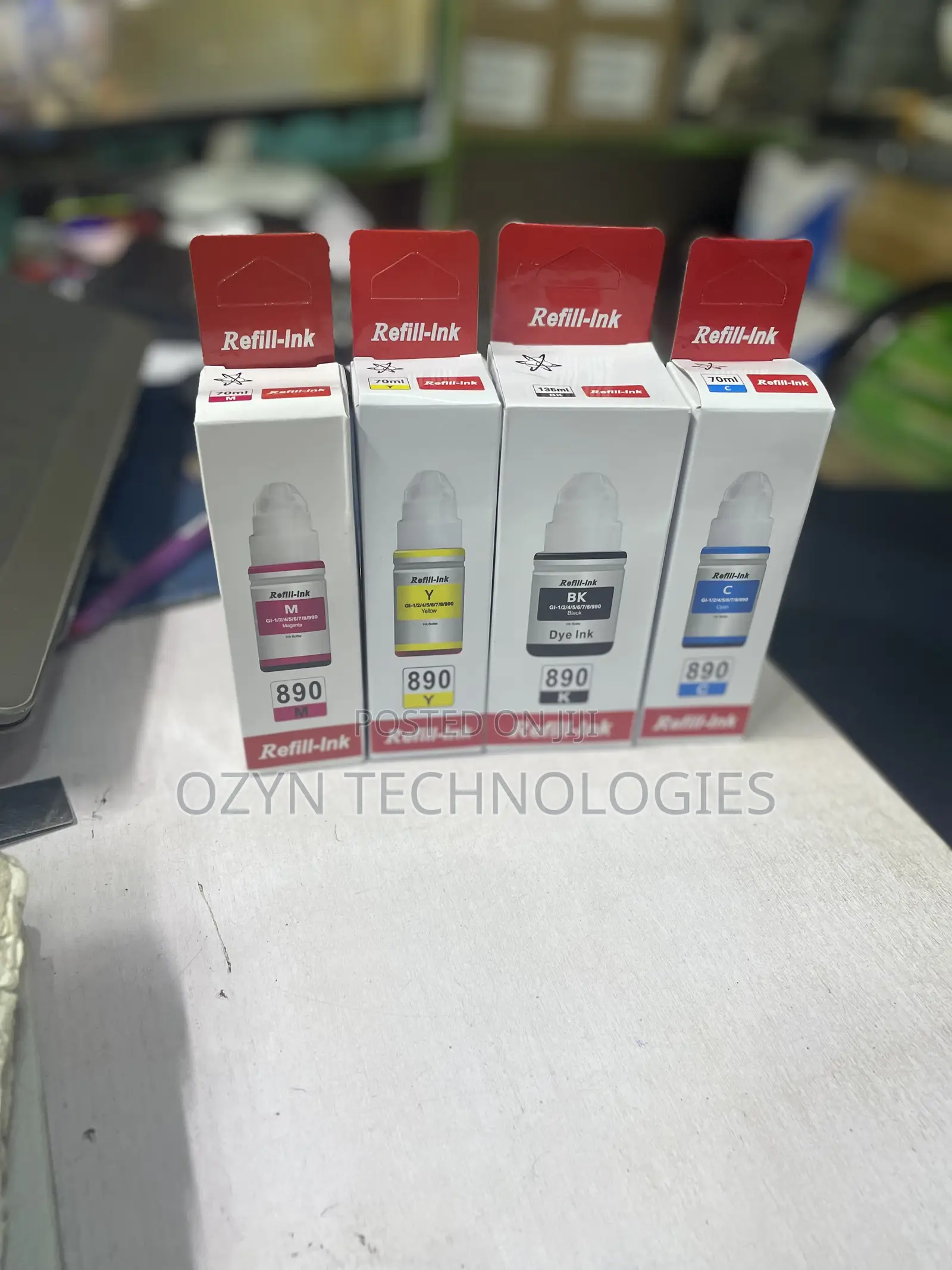 Canon Compatible 4 Colour Refill Ink for G Series Printers