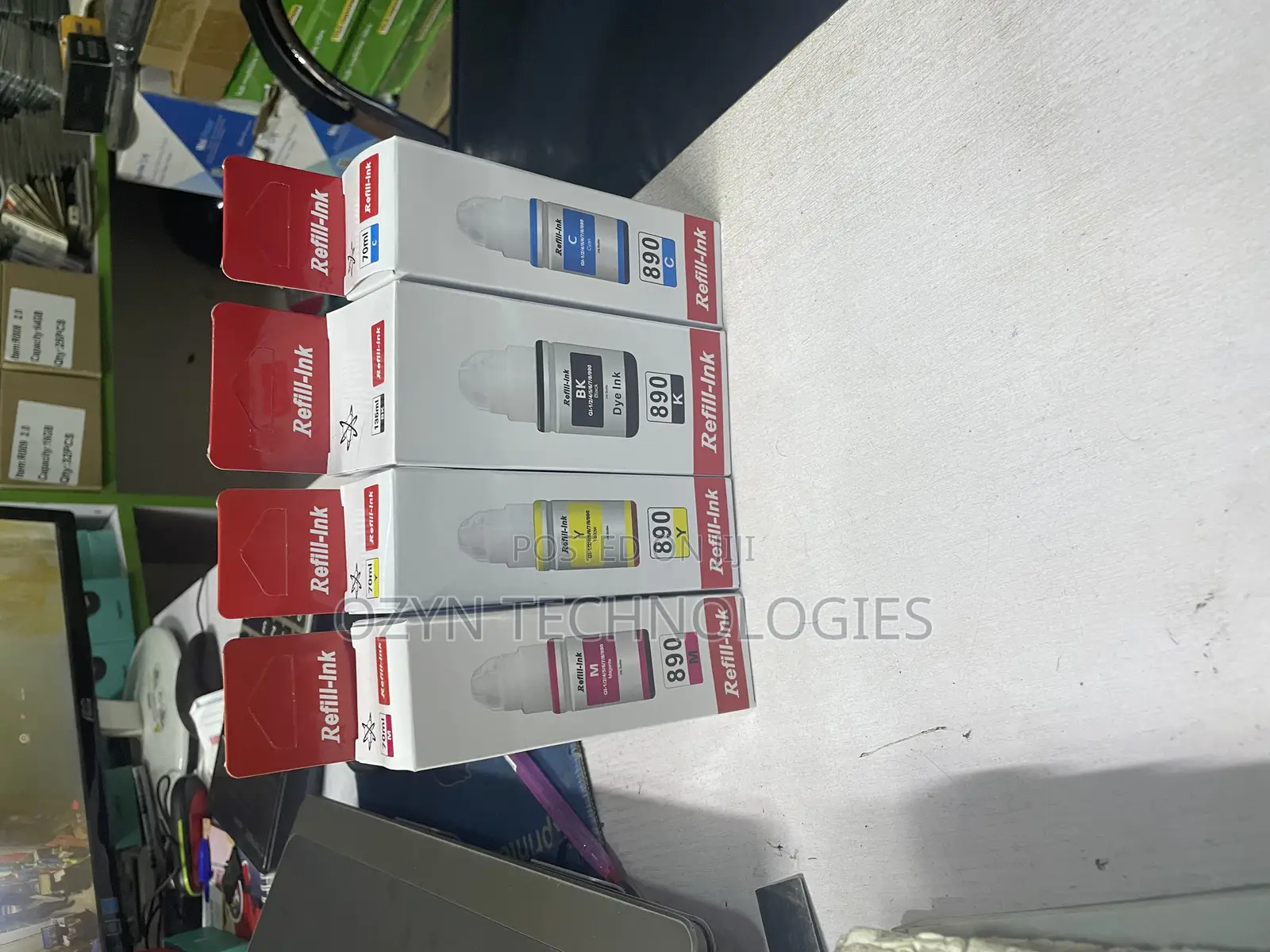 Canon Compatible 4 Colour Refill Ink for G Series Printers