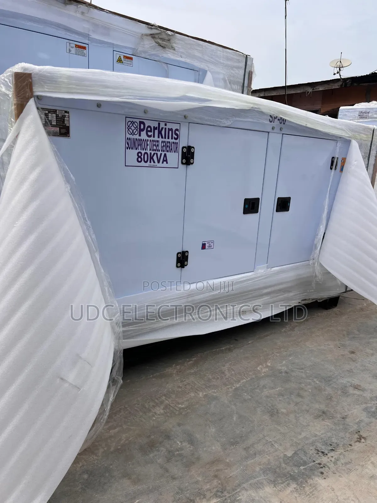 Original Perkins 80kva Soundproof Diesel Generator (Lister)