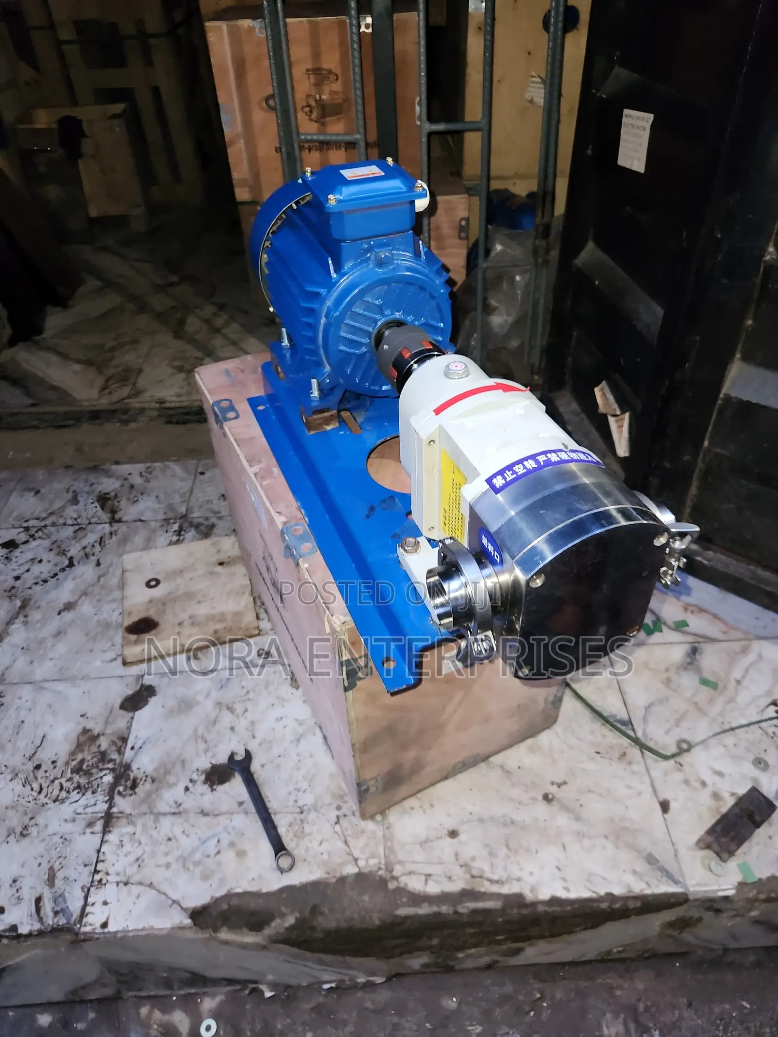 Stainless Steel Rotary Lobe Pump 5hp (Inlet 2 Inches Outlet 2 Inches)
