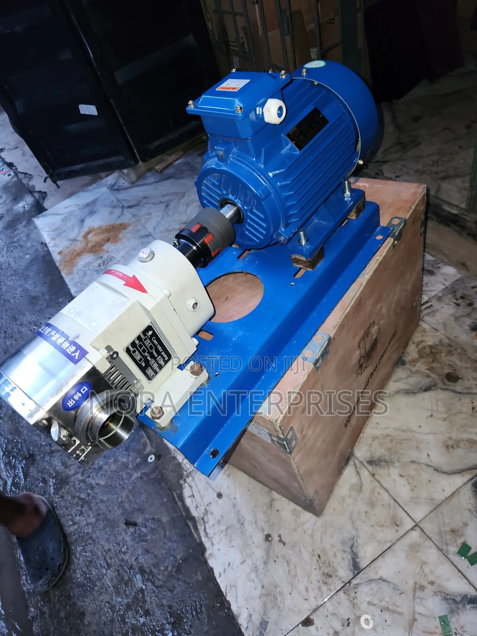 Stainless Steel Rotary Lobe Pump 5hp (Inlet 2 Inches Outlet 2 Inches)