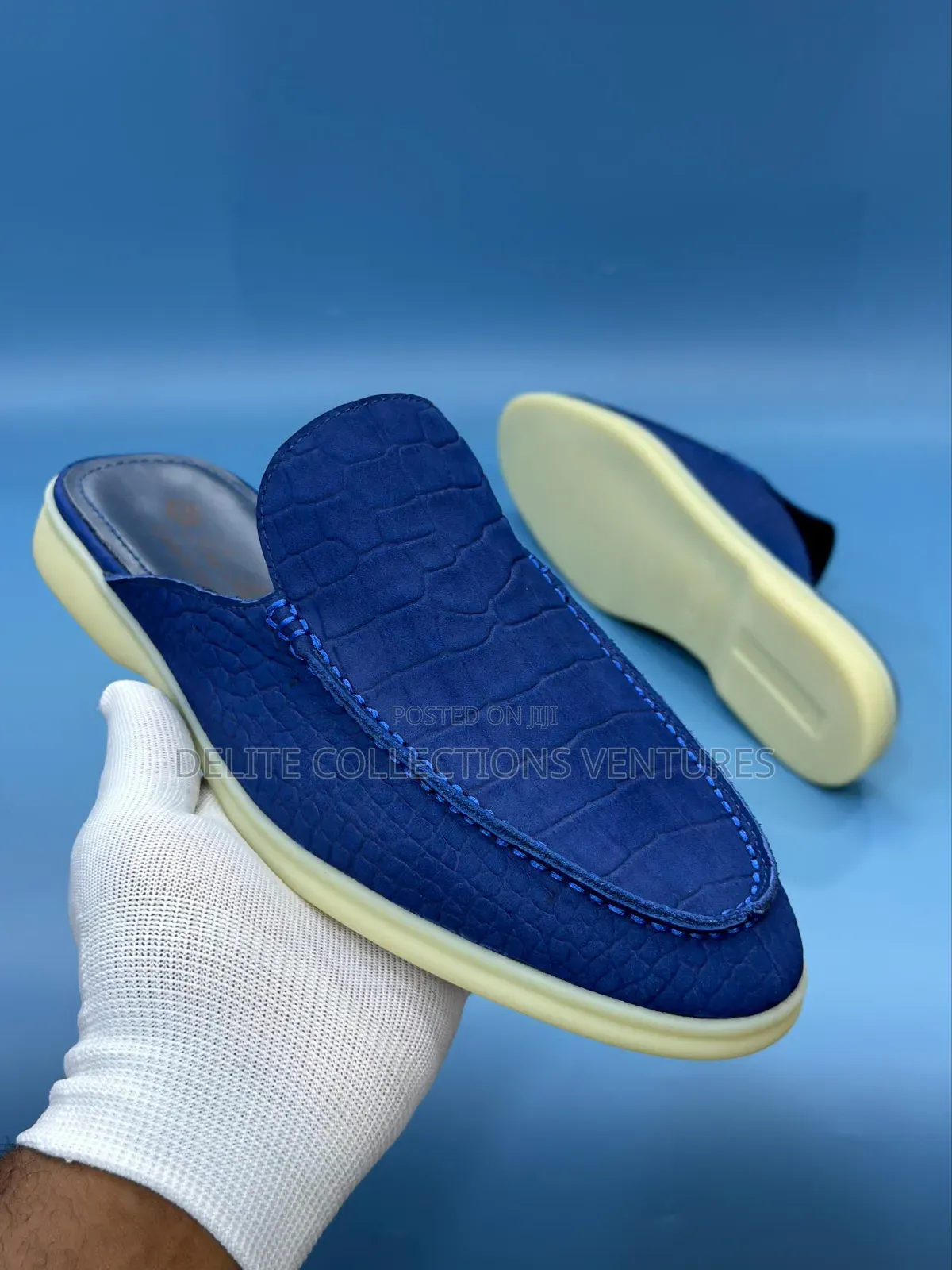 *100% Alligator Leather Loro Piana Halfshoes Available