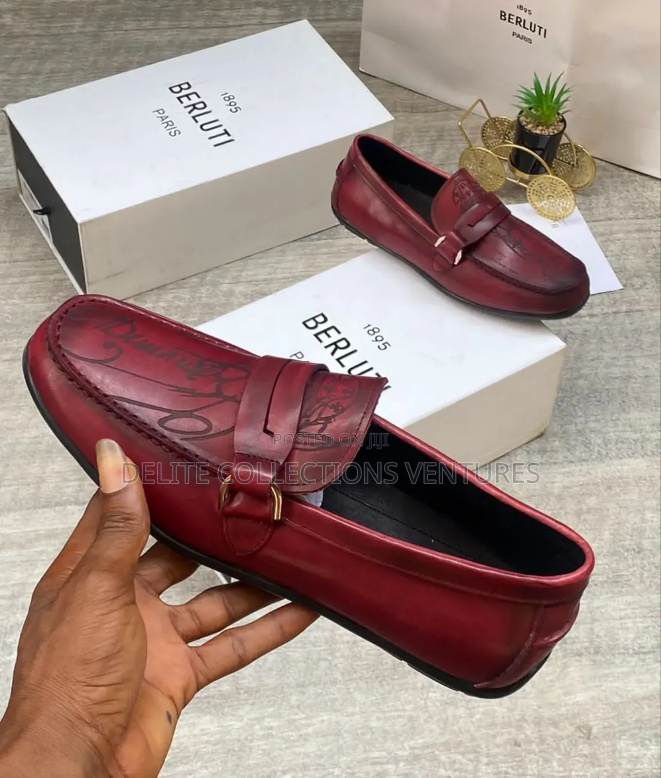 *New " Berluti" Real Leather Loafers (Flat) Just Arrived