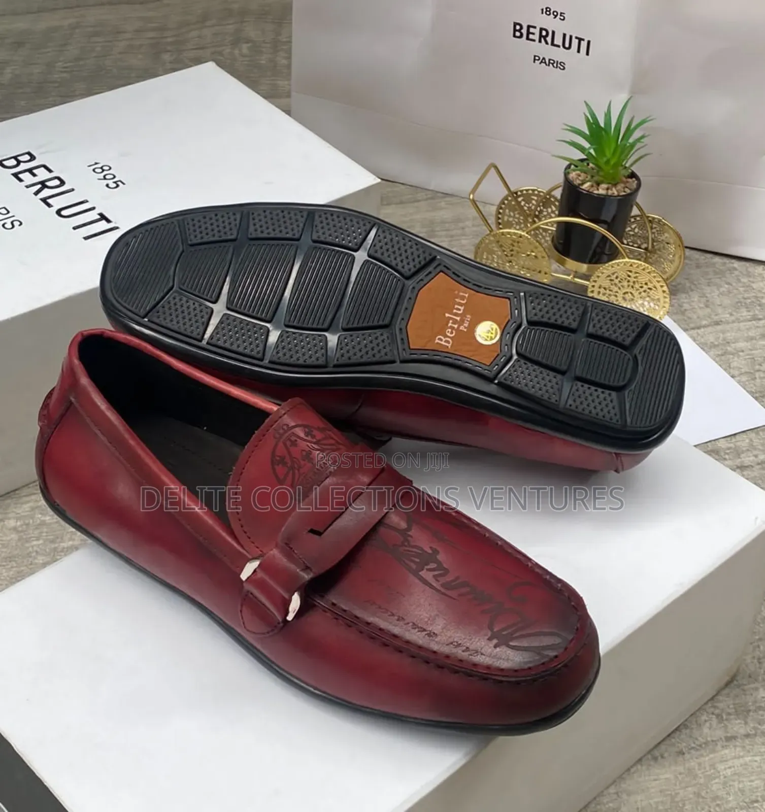 *New " Berluti" Real Leather Loafers (Flat) Just Arrived