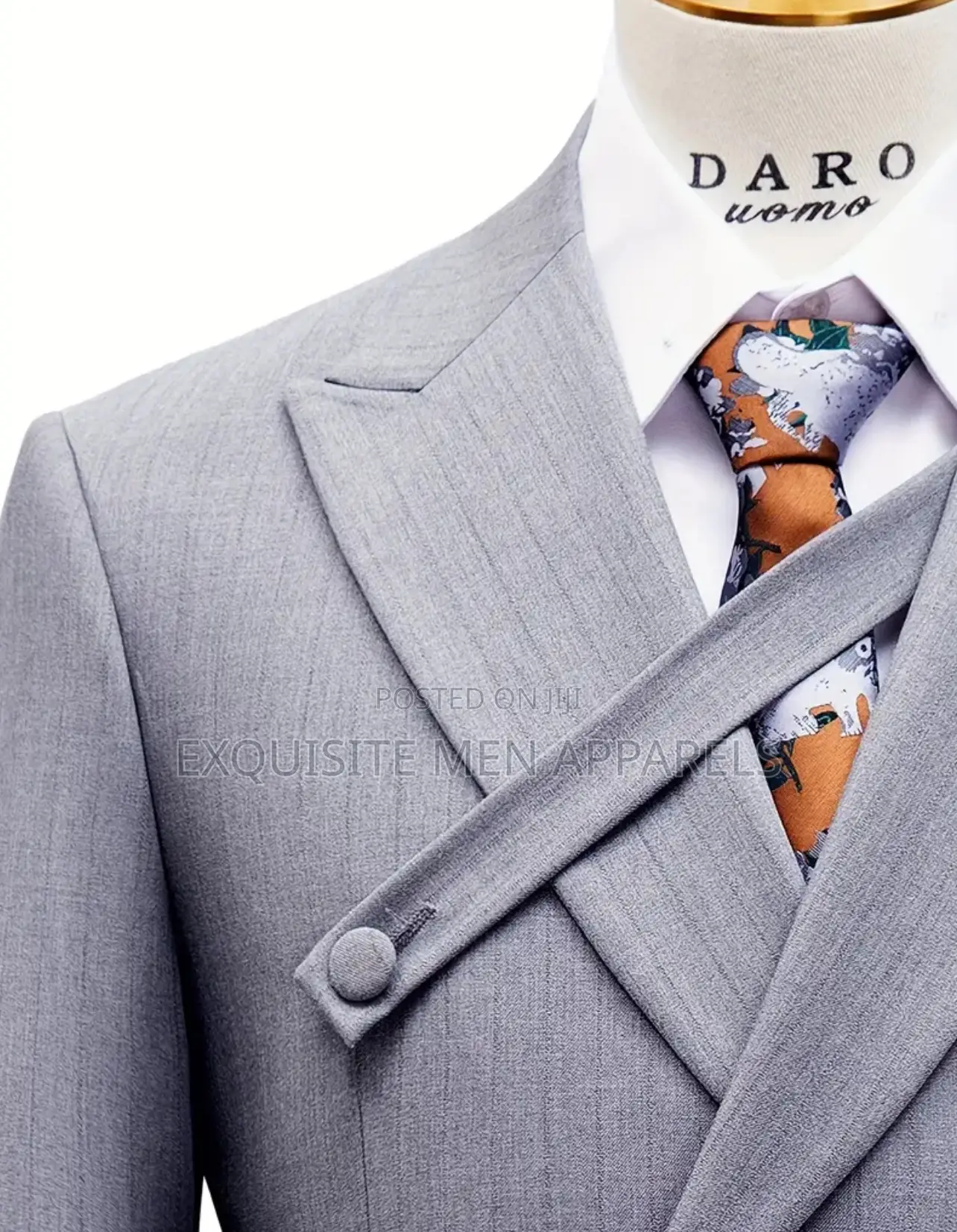 Latest Designers Turkish Daro Double Breasted Stripe Suit