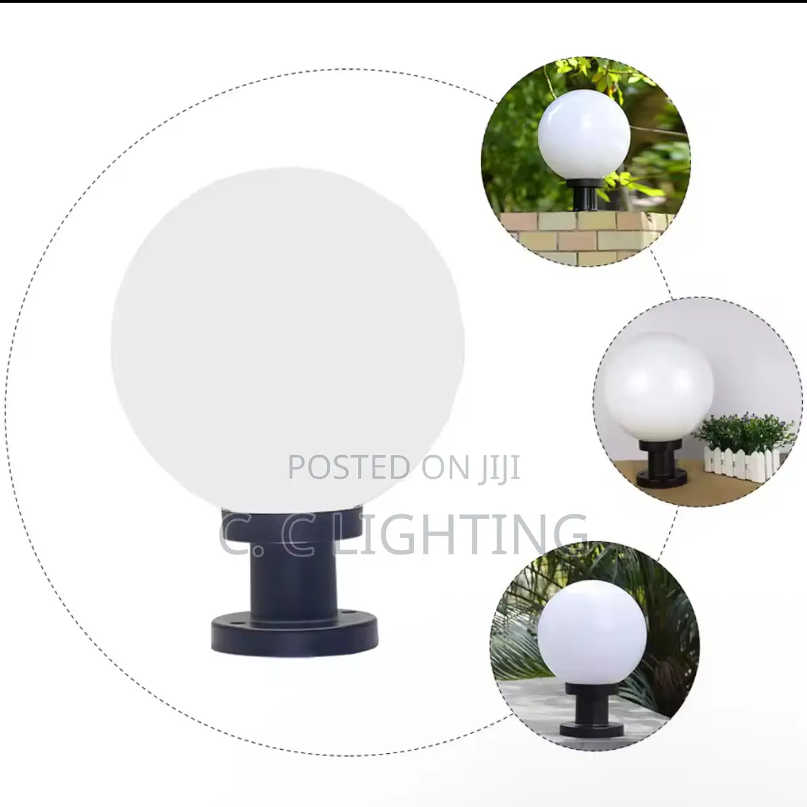 Fence Lampshade Outdoor Post Li