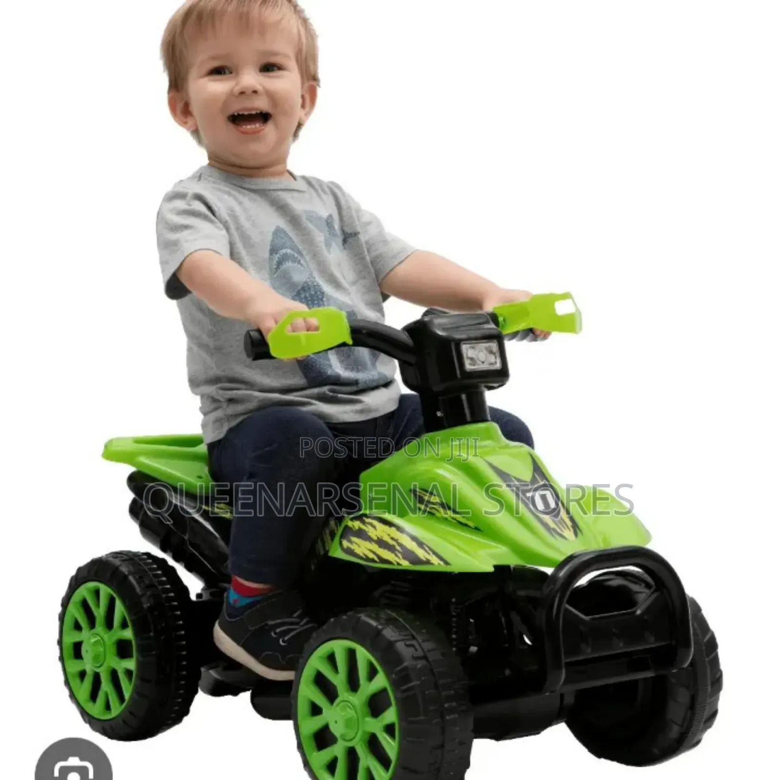 Kalee Green Quad Atv 6 Volt Battery Powered Ride On.
