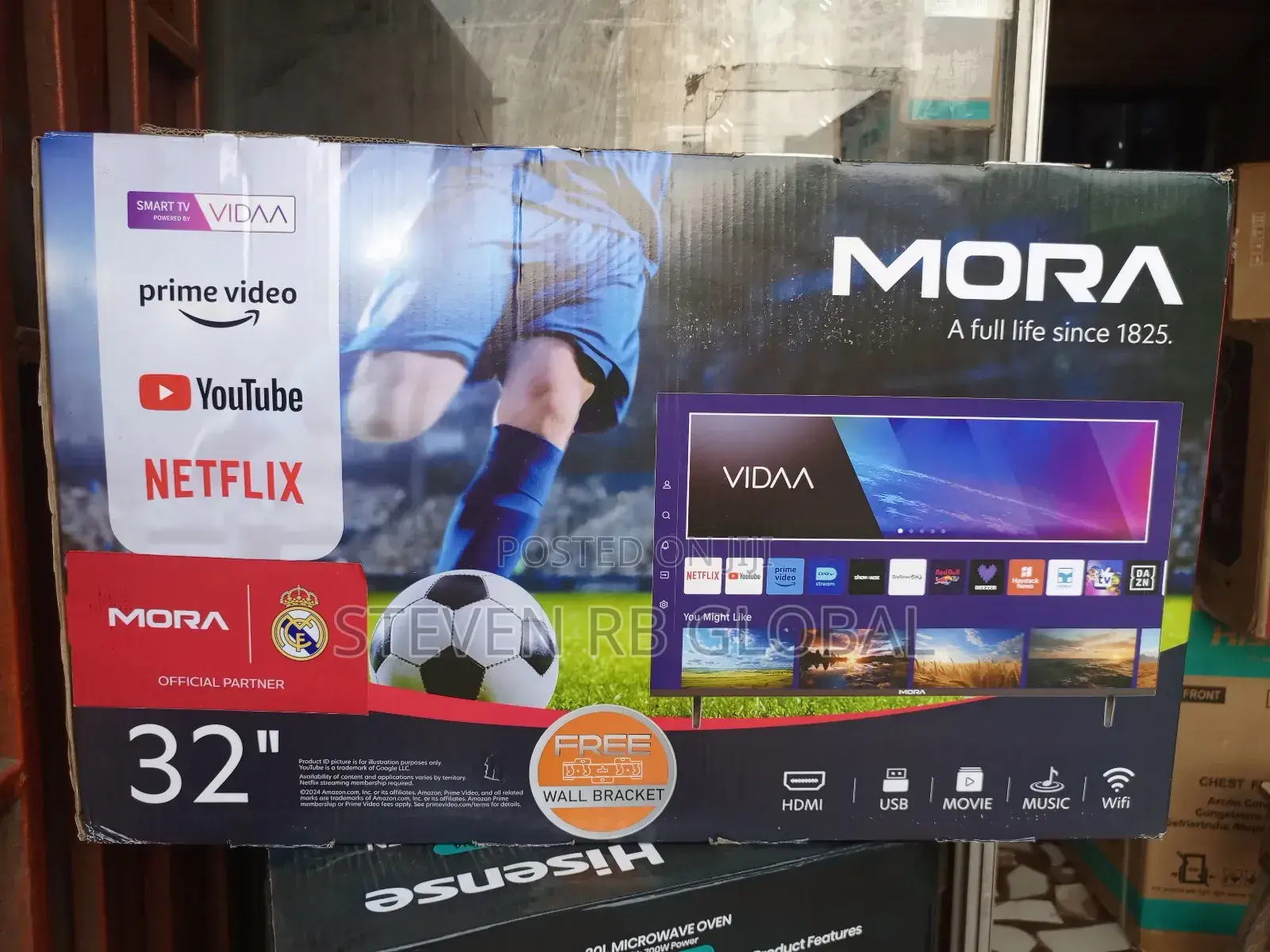 Mora 32” Hd Led Smart Tv – Model 32d4n
