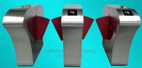 Stainless Steel Waist High Turnstiles Flap Barrier Gateturnstile