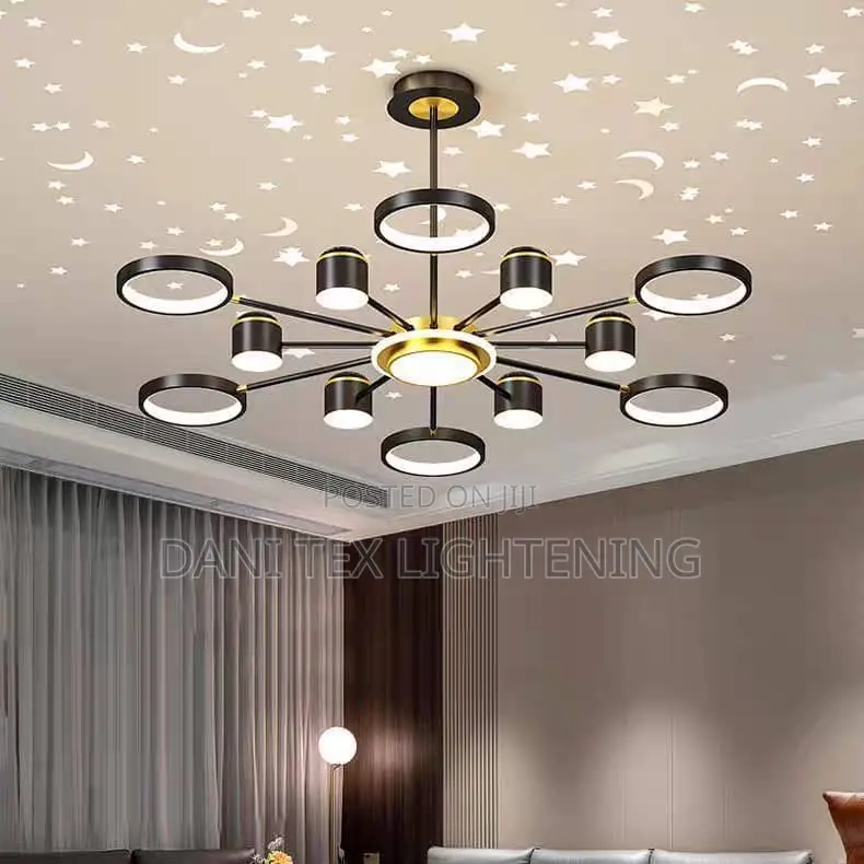 Nordic Glass Ball Light, Led Ceiling, Living Room Chandelier, Bedr