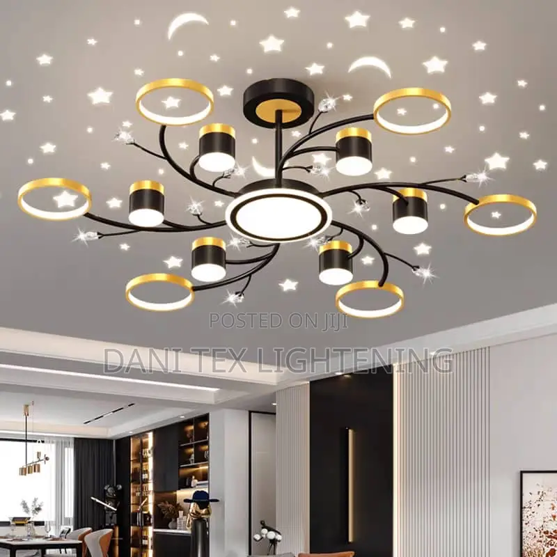 Nordic Glass Ball Light, Led Ceiling, Living Room Chandelier, Bedr