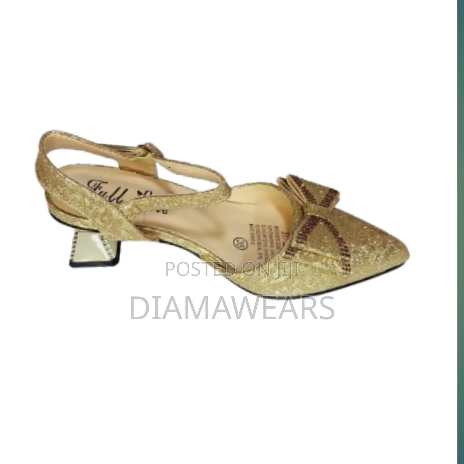 Gold Princess Crremonial Dress Shoe