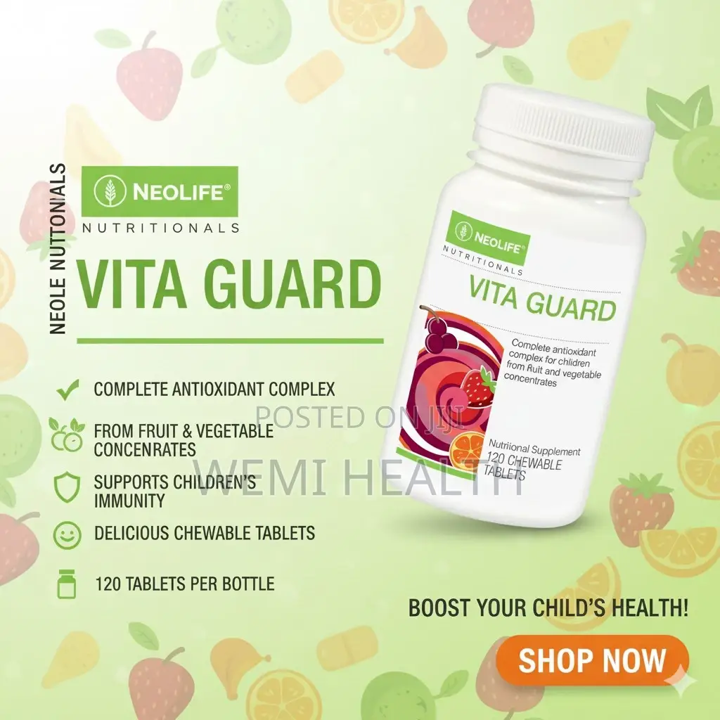 Vita Guard Children’S Chewable Antioxidant Immune Boosting Carotenoids