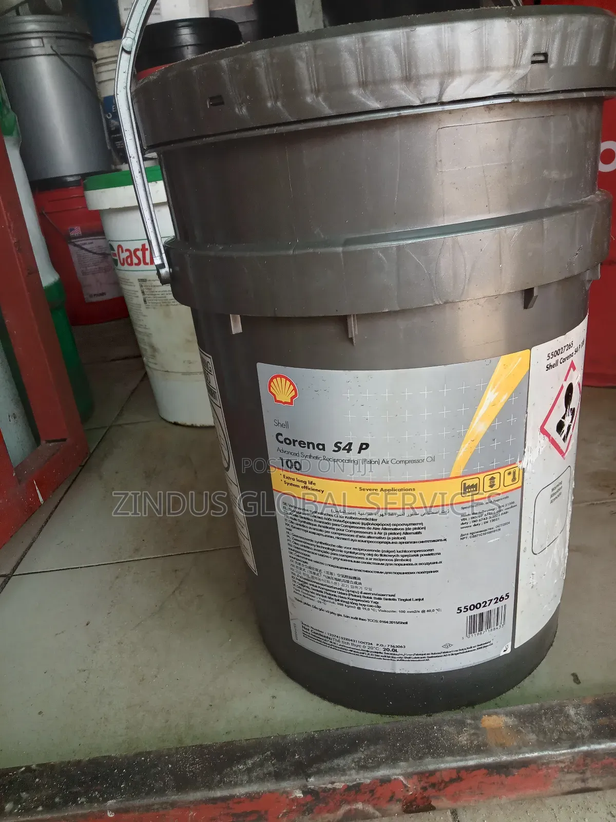 Shall Corena S4 P 100 Air Compressor Oil