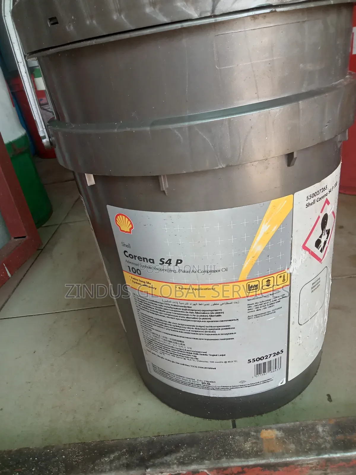 Shall Corena S4 P 100 Air Compressor Oil