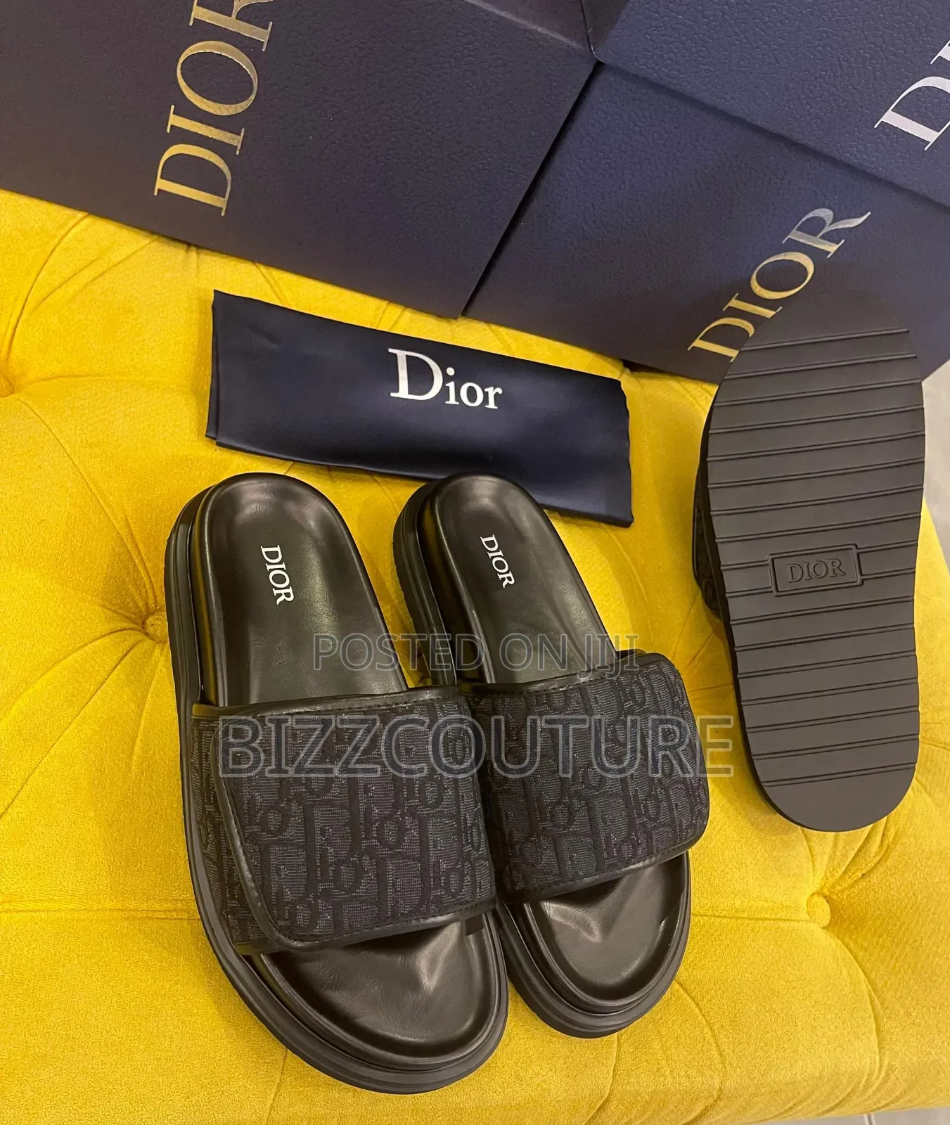 Original Italian Christian Dior Slippers Available in Store