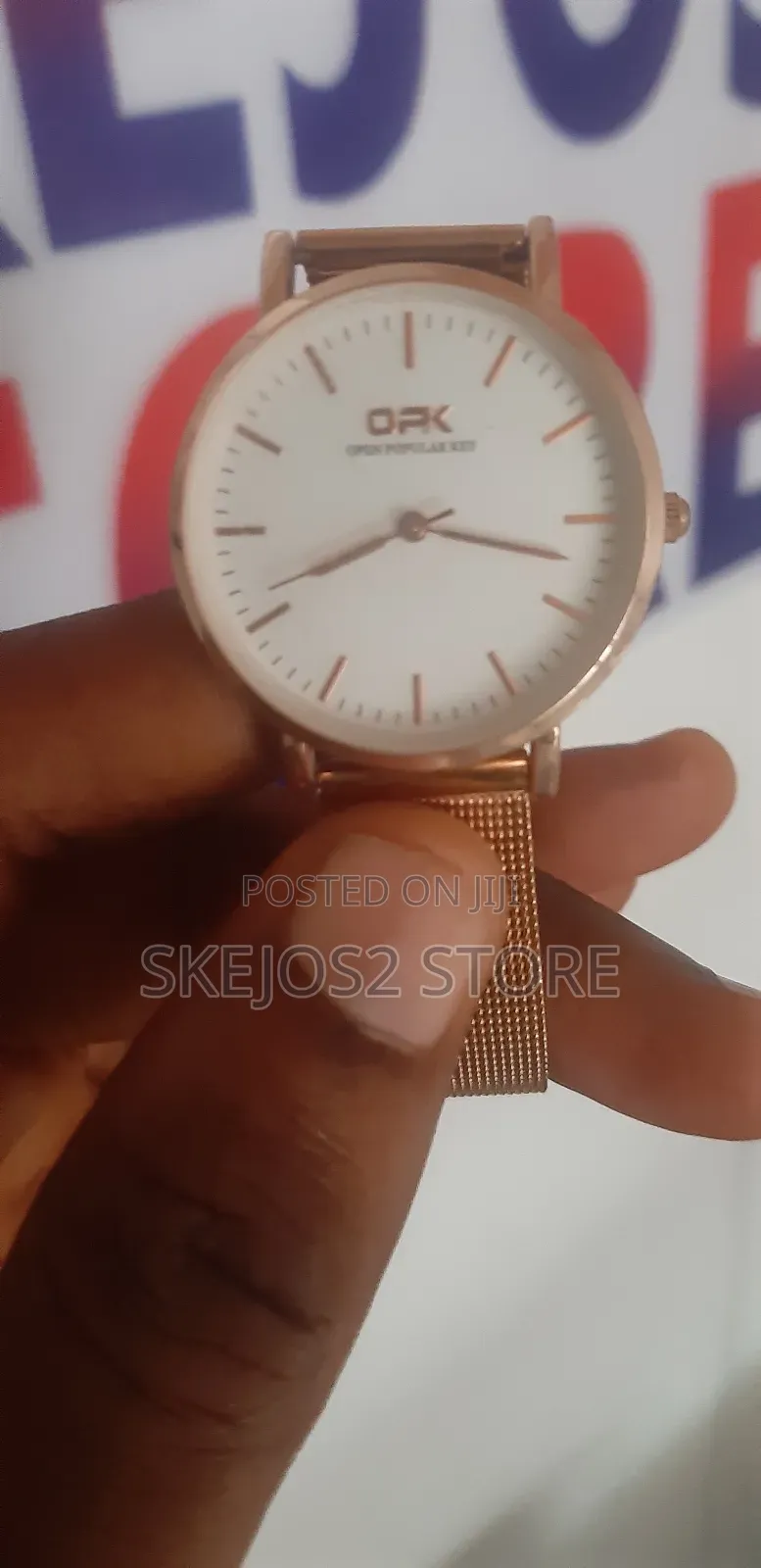 Opk Rose Gold Steel Quartz Watch