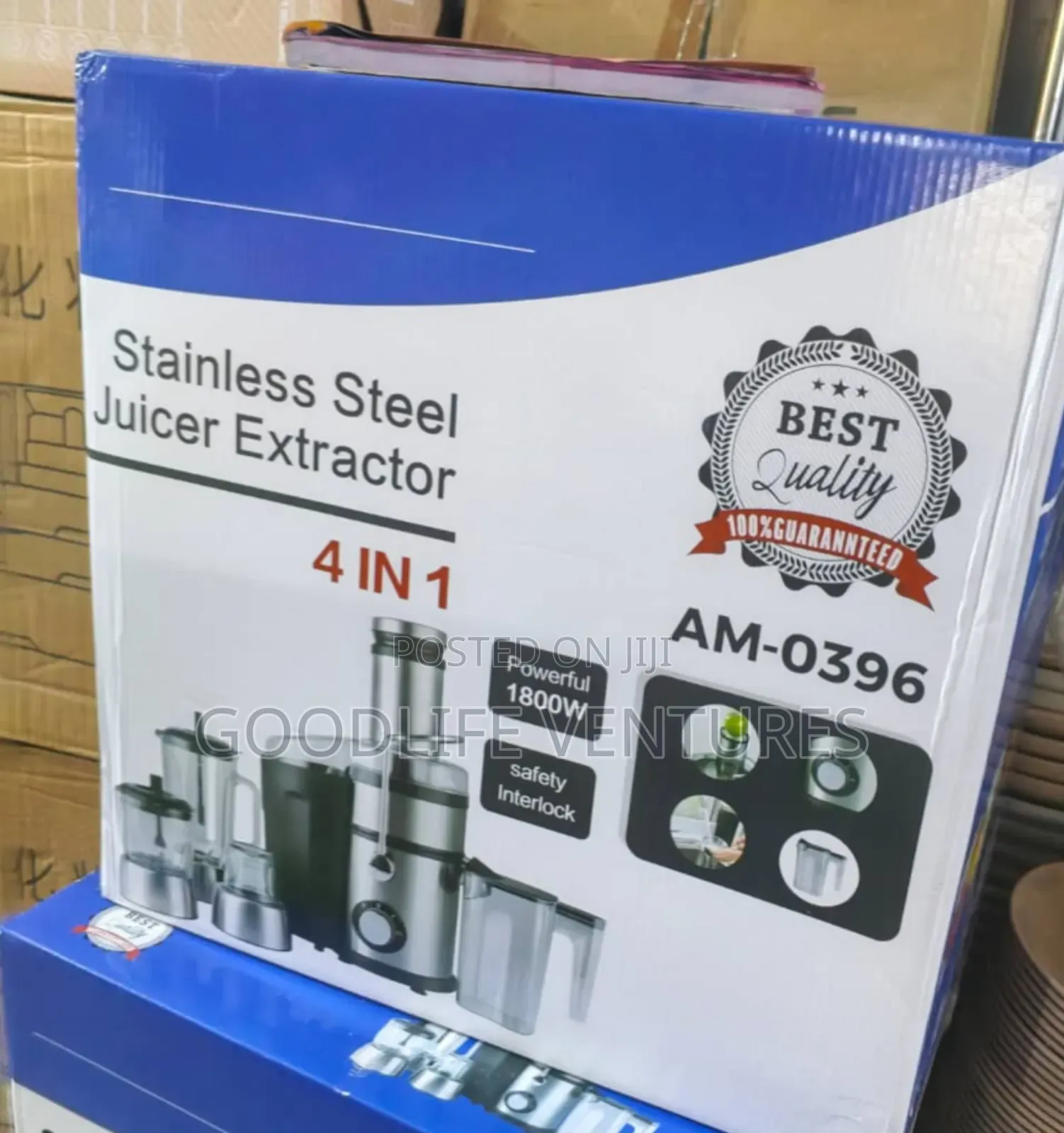 4-in-1 Stainless Steel Juice Extractor