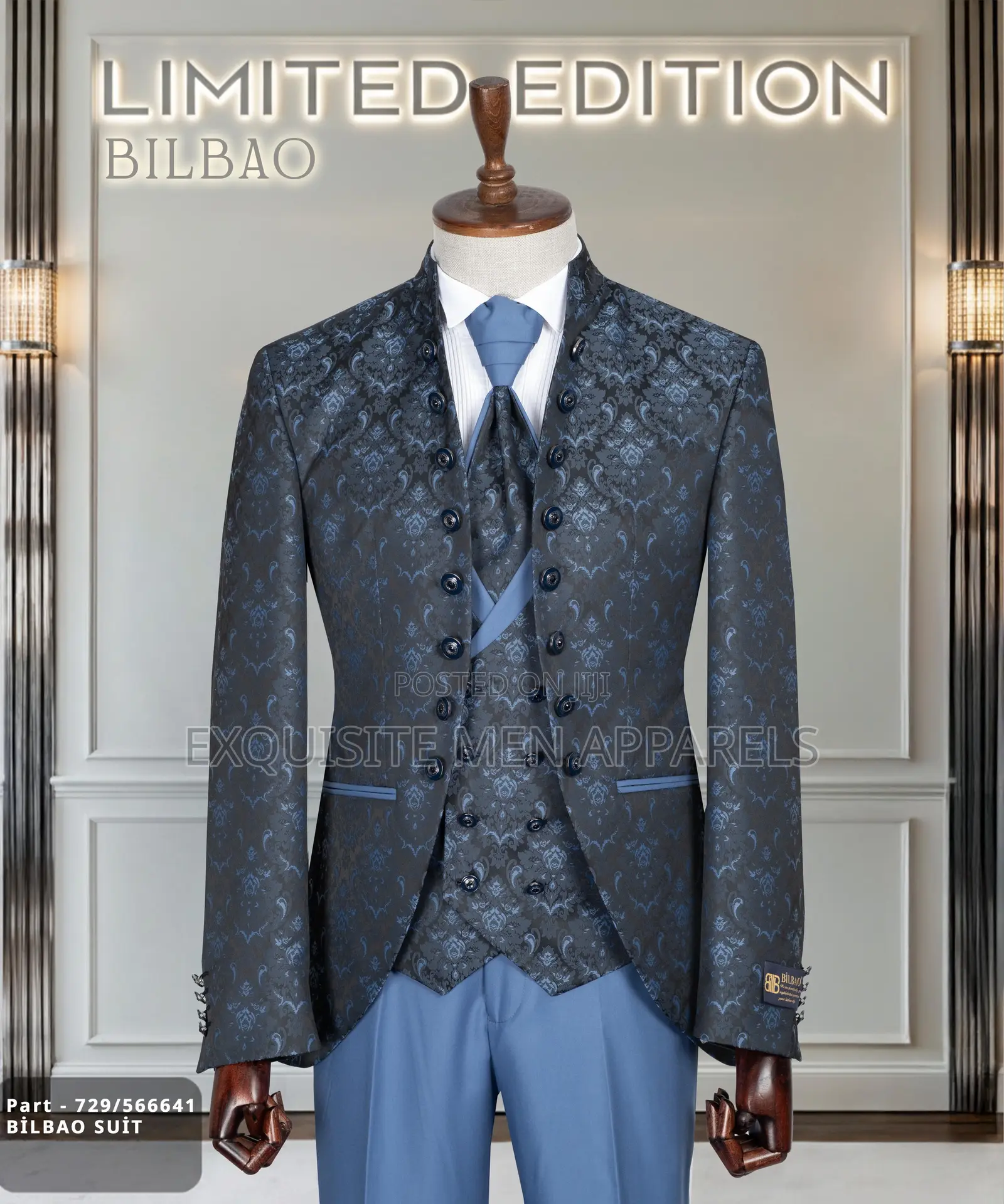 Limited Edition Classic Safari Design Turkish Men’S Suit
