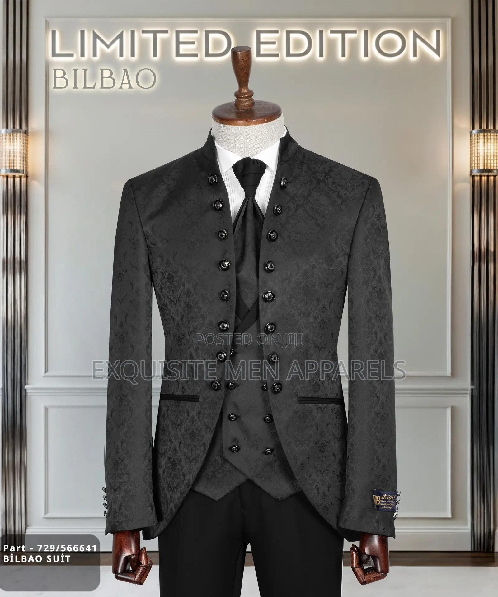 Limited Edition Classic Safari Design Turkish Men’S Suit
