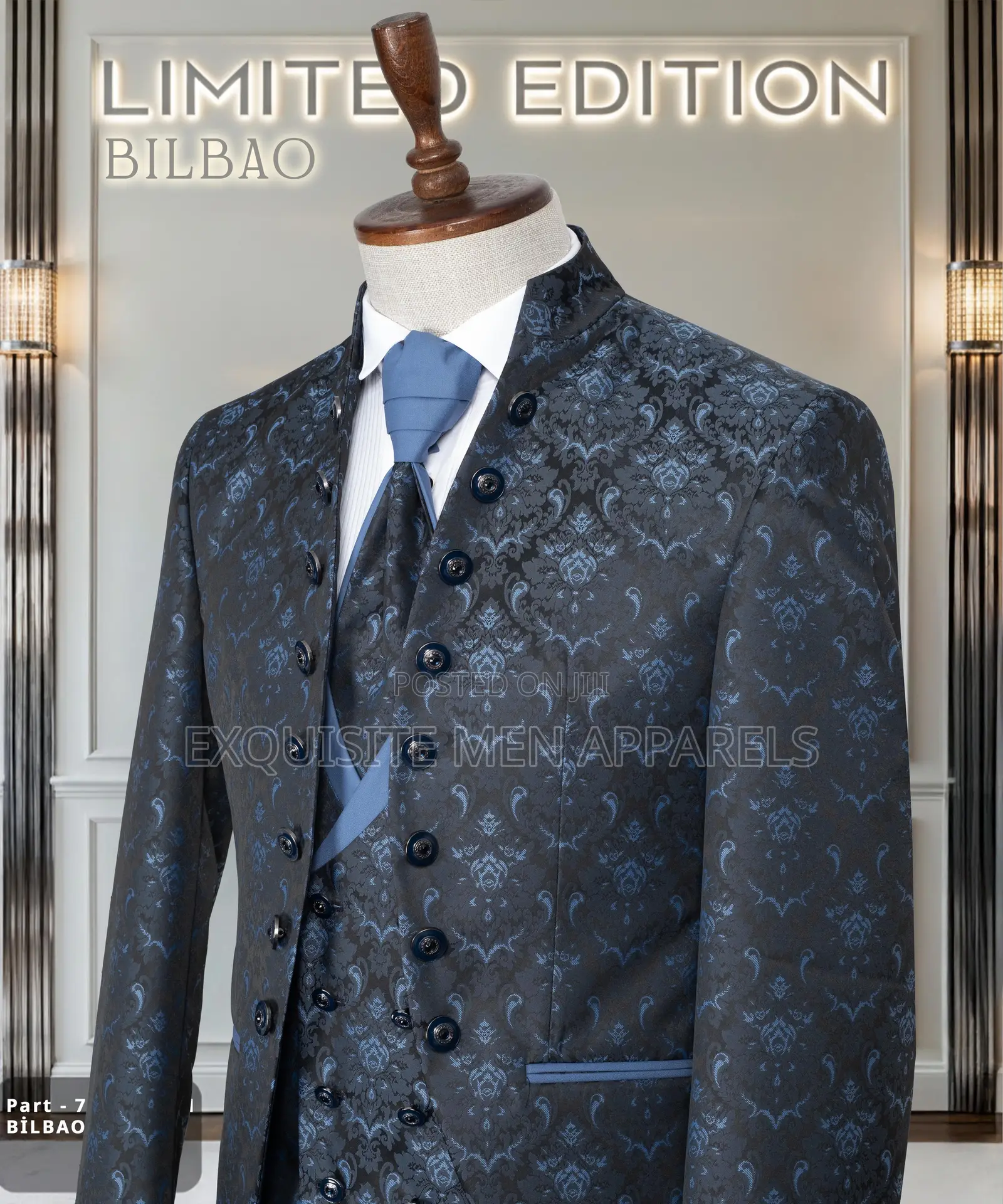 Limited Edition Classic Safari Design Turkish Men’S Suit