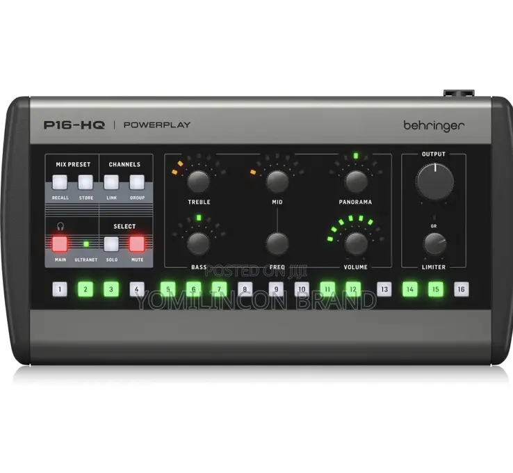 Behringer Powerplay P16-hq 16-channel Digital Personal Monitoringmixer