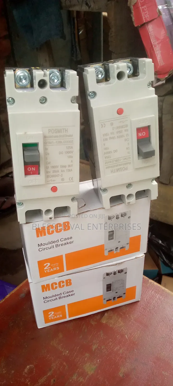 Posmith Circuit Breaker Dc 125 Amps 2 Pole