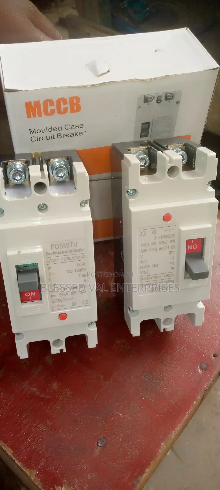 Posmith Circuit Breaker Dc 125 Amps 2 Pole