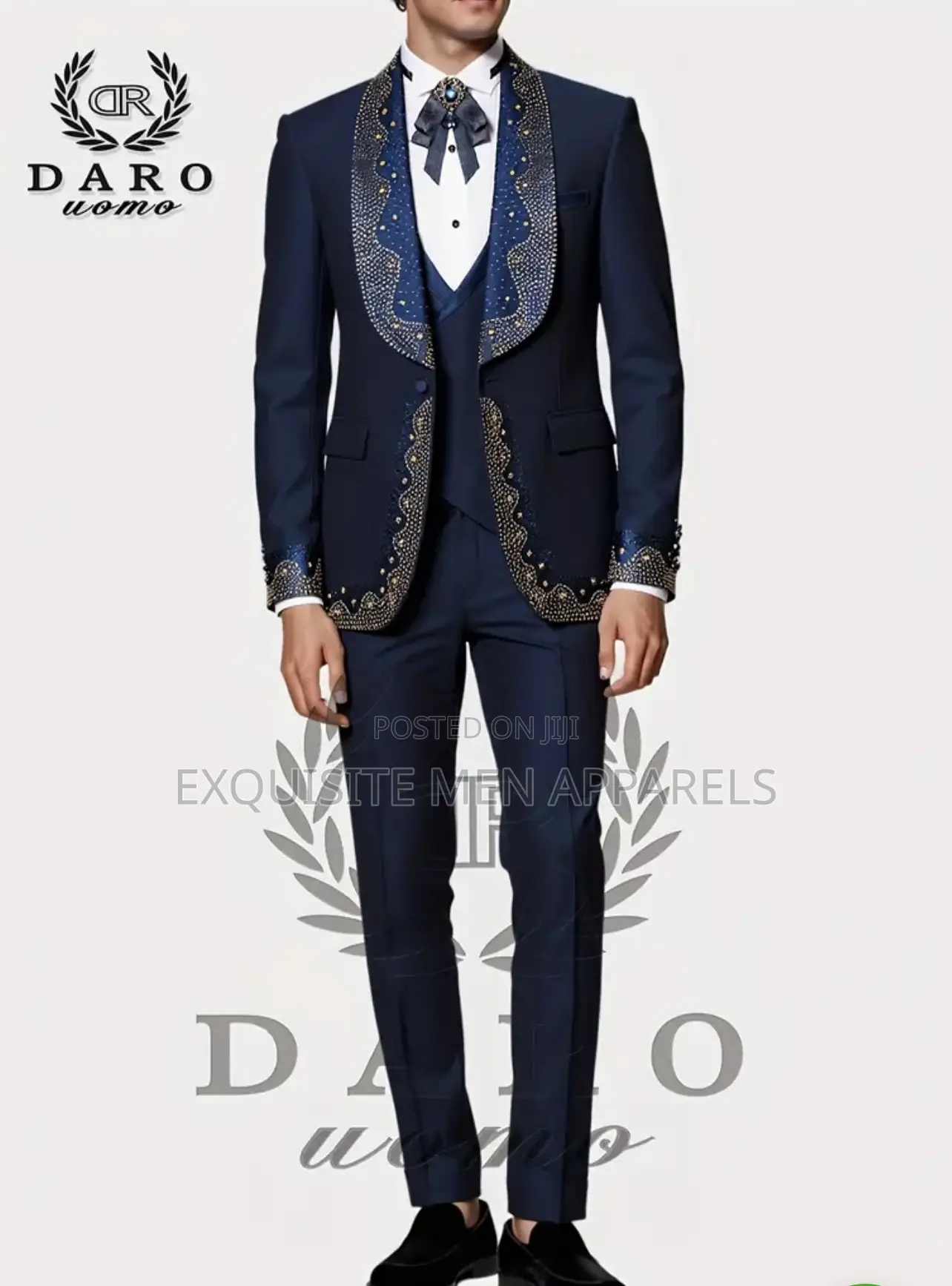 Quality Luxury Stone Daro Tuxedo Men’S Suit