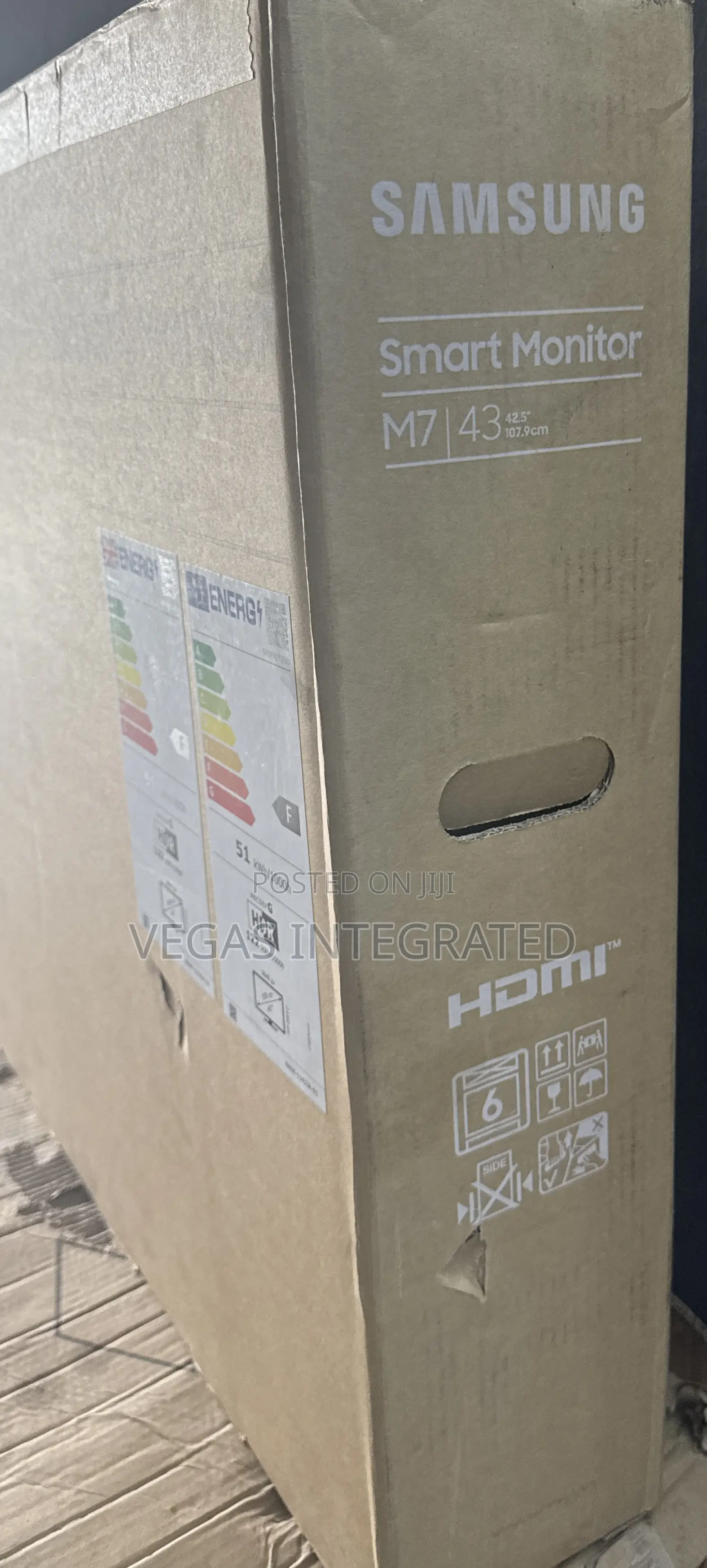 Samsung M7 M70f 43" 4k (Uhd) Smart Monitor With Speakers And Remote