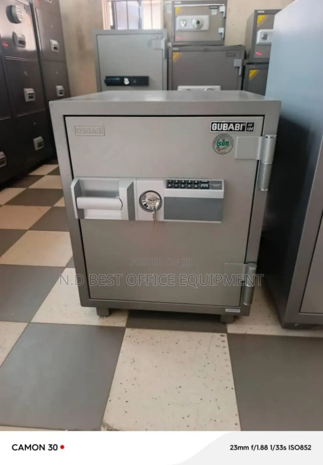 104 Gubabi Fireproof Safe Digital